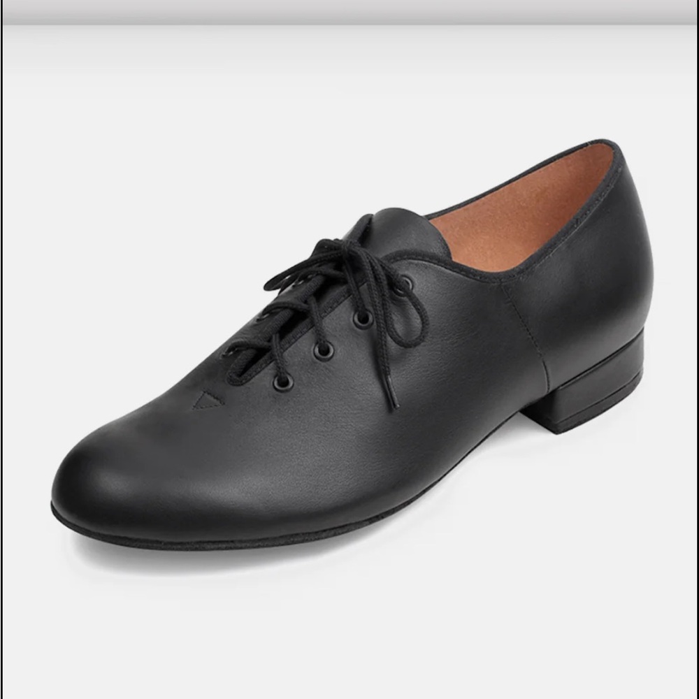 Bloch Men's black Jazz Oxford Character Shoes with Suede Sole 9